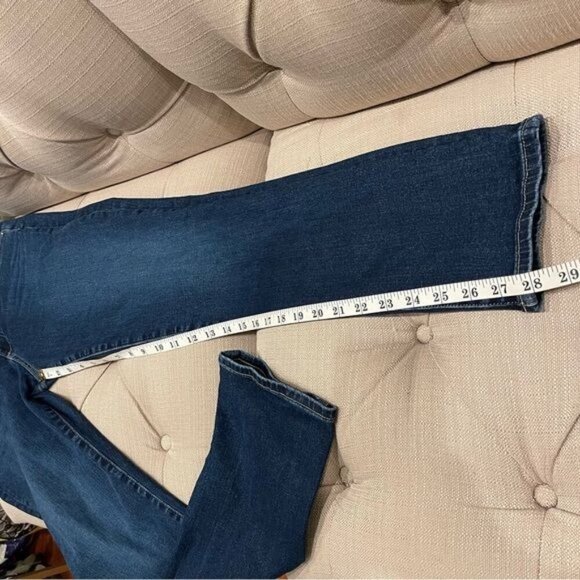 AG Adriano Goldschmied Women's Size 31x29 B-Type Straight Leg Dark Blue Denim J - Picture 10 of 12